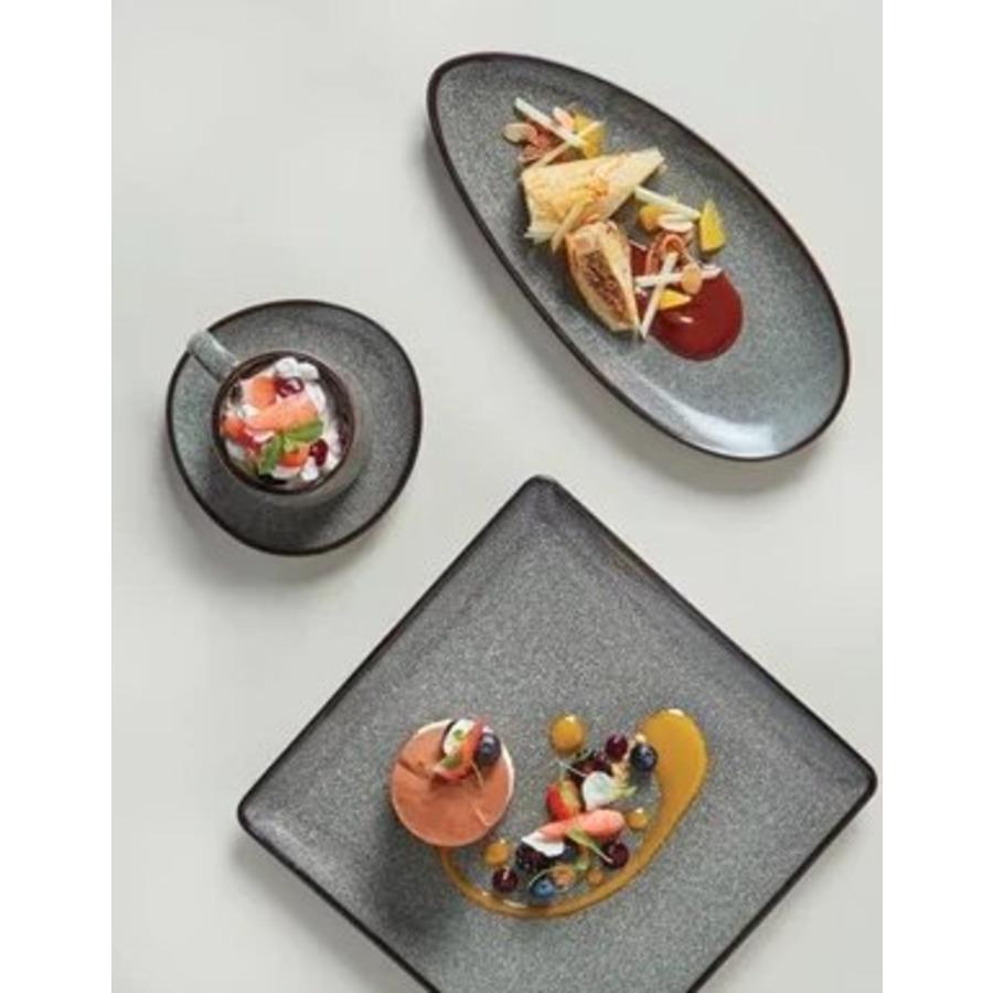 Plat triangulaire minéral 15 cm (6 pièces)