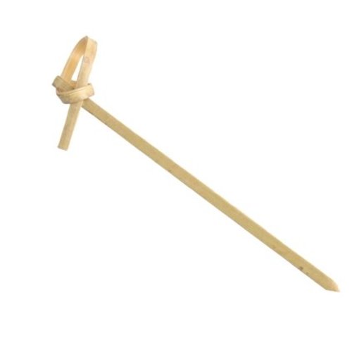  HorecaTraders Disposable Bamboo Skewers | 9 cm 