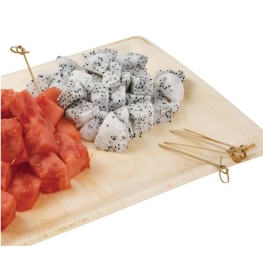 Brochettes jetables en bambou | 9 cm