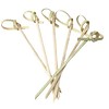 HorecaTraders Disposable Bamboo Skewers with Curl (100 pieces)