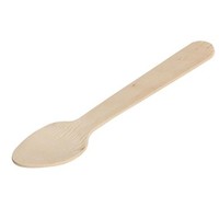 Cuillères en bois jetables | 11 cm