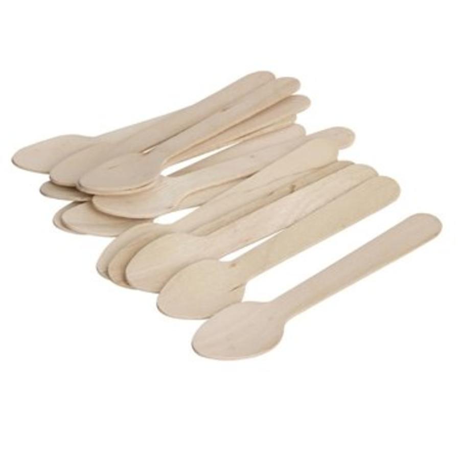 Cuillères en bois jetables | 11 cm