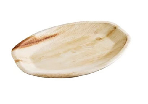  HorecaTraders Assiettes jetables ovales en feuilles de palmier | 36 x 24 cm | Pour 100 pièces 