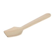 Disposable Wooden Spoons square | 9.6cm