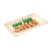 Rectangular Disposable Palm Leaf Plates | Wood | 26(l) x 16(w)cm