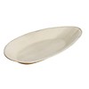 HorecaTraders Oval Disposable Palm Leaf Plates | 32x18cm | Per 100 pieces