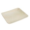 HorecaTraders Square Disposable Palm Leaf Plates 20cm | Per 100 pieces