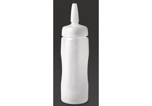  HorecaTraders Transparent squeeze bottle (4 sizes) 