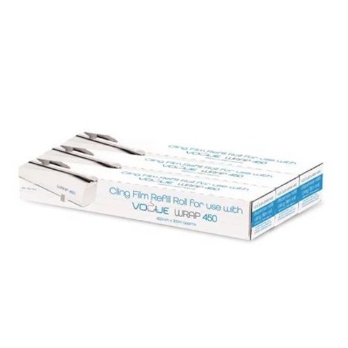  HorecaTraders Nachfüllpackung 450 | Frischhaltefolie | Aluminiumfolie | Backpapier 
