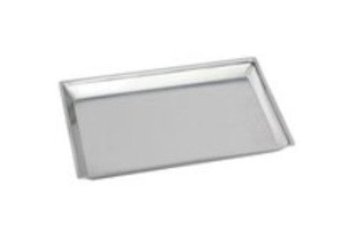  HorecaTraders Balance de comptoir rectangulaire | Acier inoxydable 18/8 | 29x21x2 cm 