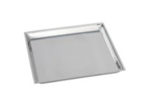  HorecaTraders Balance de comptoir rectangulaire | Acier inoxydable 18/8 | 29x30x2 cm 