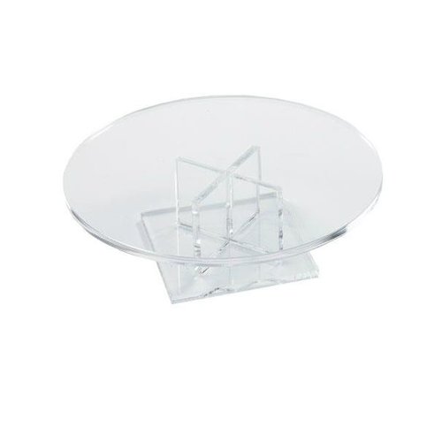  HorecaTraders Niedriger runder Tortenständer | 170 x 50 mm 
