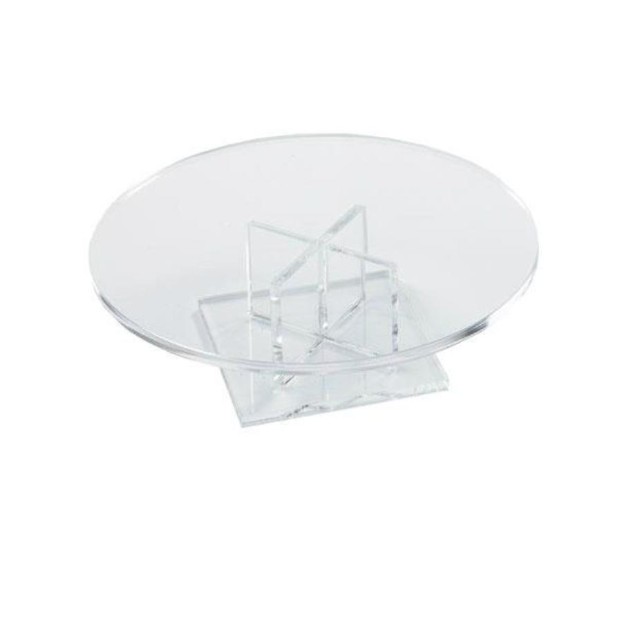 Présentoir à gâteaux rond bas | 170 x 50 mm