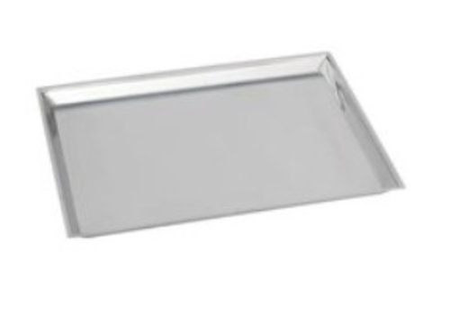  HorecaTraders Balance de comptoir rectangulaire | Acier inoxydable 18/8 | 40x30x2 cm 