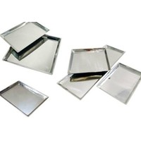 Rectangular counter scale | stainless steel 18/8 | 58x21x2 cm