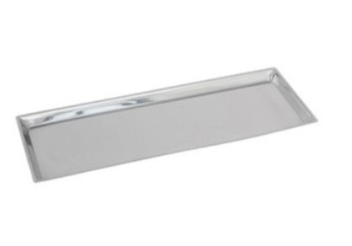  HorecaTraders Balance de comptoir rectangulaire | Acier inoxydable 18/8 | 58x21x2 cm 