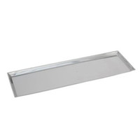 Rectangular counter scale | stainless steel 18/8 | 68x21x2 cm