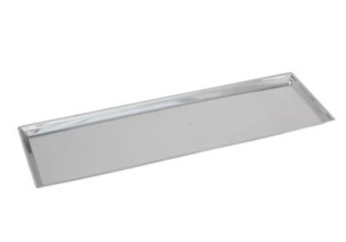  HorecaTraders Balance de comptoir rectangulaire | Acier inoxydable 18/8 | 68x21x2 cm 
