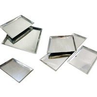 Rectangular counter scale | stainless steel 18/8 | 80x30x2 cm