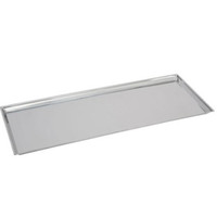 Rectangular counter scale | stainless steel 18/8 | 80x30x2 cm
