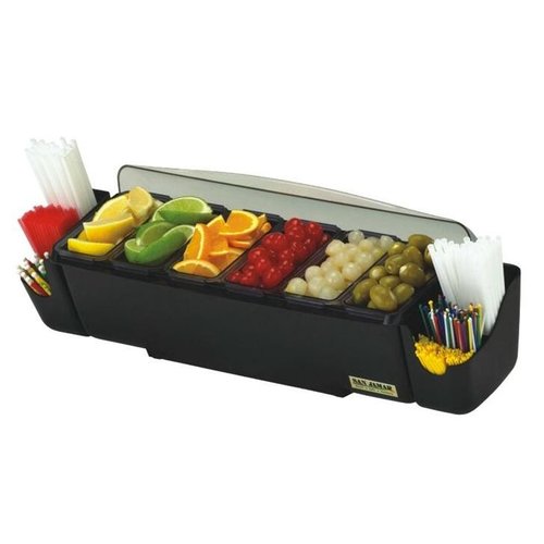  San Jamar Distributeur de barres + porte-paille | 6 tasses | 3,3 L 