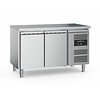 Ecofrost Refrigerated workbench | stainless steel | 282L| 2 doors