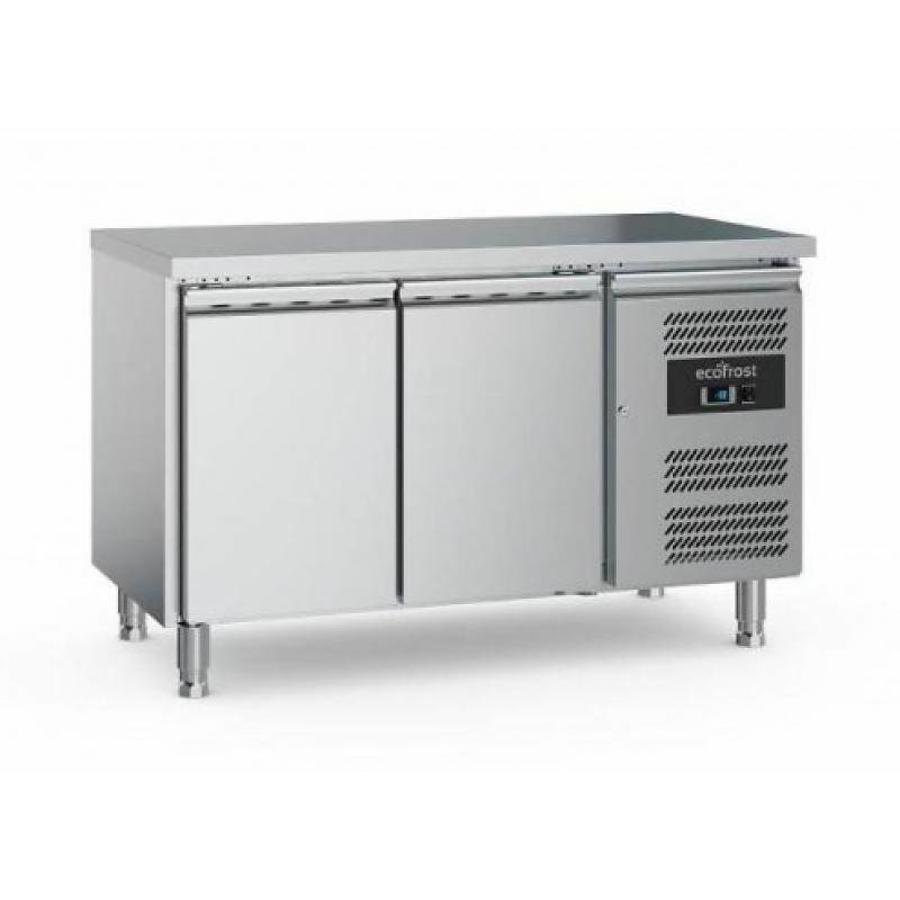 Refrigerated workbench | stainless steel | 282L| 2 doors