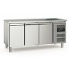 Ecofrost Établi de refroidissement | acier inoxydable | 417L | 3 portes