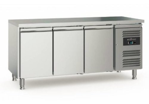  Ecofrost Refrigerated workbench | stainless steel | 417L| 3 doors 