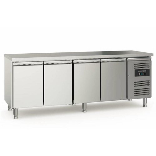  Ecofrost Établi de refroidissement | acier inoxydable | 553L | 4 portes 