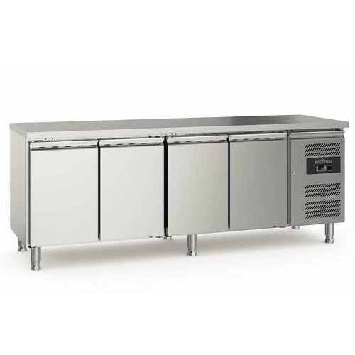  Ecofrost Refrigerated workbench | stainless steel | 553L| 4 doors 