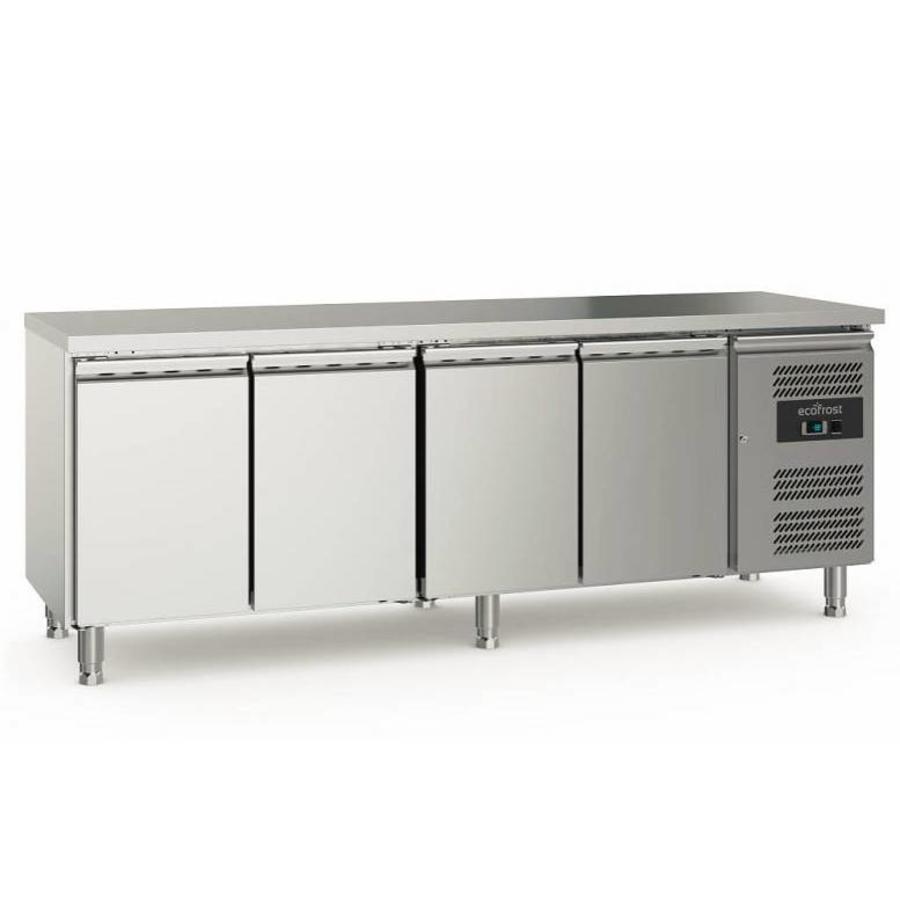 Refrigerated workbench | stainless steel | 553L| 4 doors