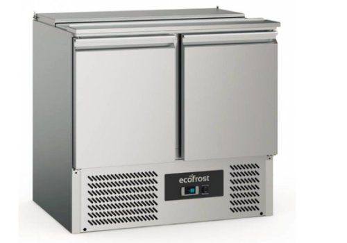  Ecofrost Saladette | RVS | 240L | 2 deurs 