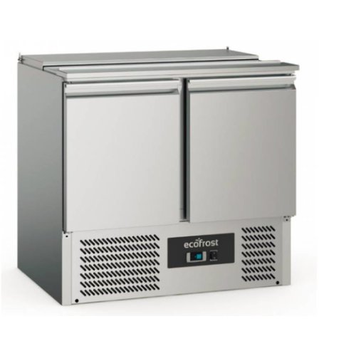 Ecofrost Saladette | acier inoxydable | 240L | 2 portes 
