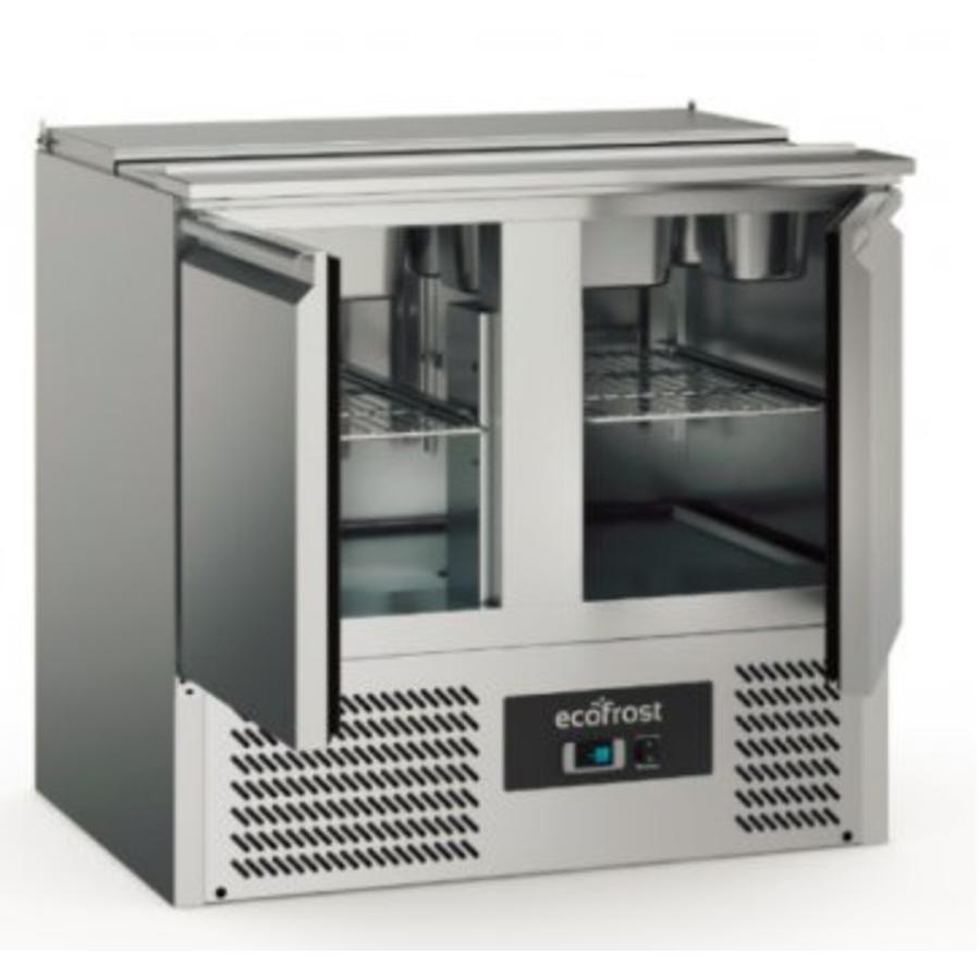 Saladette | stainless steel | 240L | 2 doors