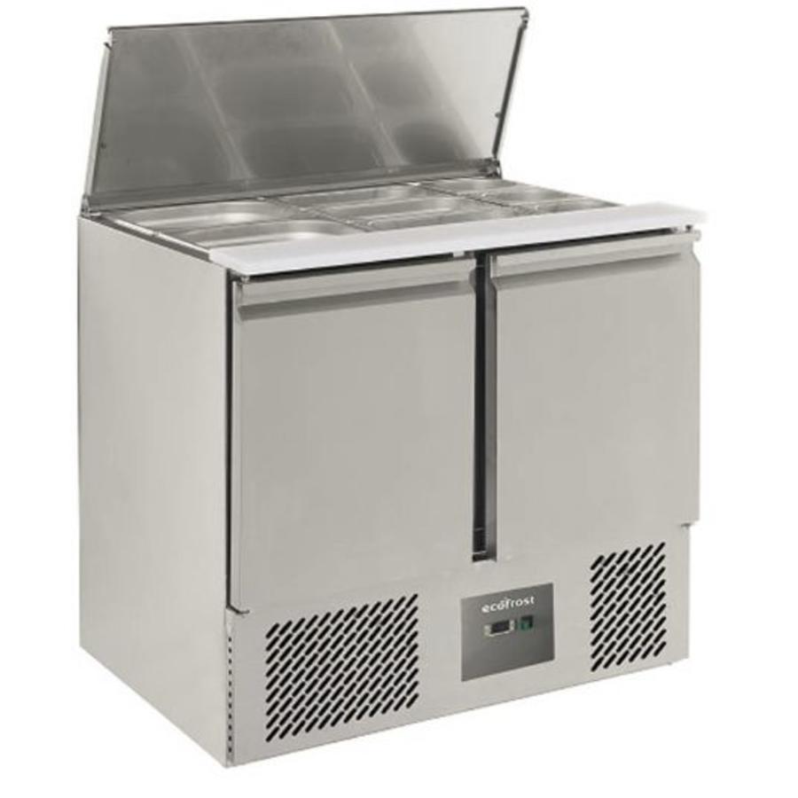 Saladette | RVS | 240L | 2 deurs