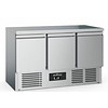 Ecofrost Établi de refroidissement | acier inoxydable | 368L | 3 portes