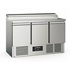 Ecofrost Saladette | stainless steel | 392L| 3 doors
