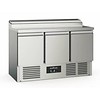 Ecofrost Saladette | Stainless steel | 392L | 3 doors