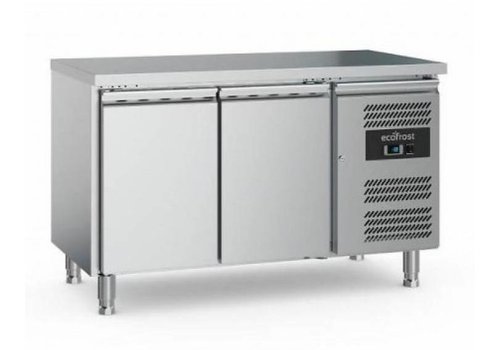  Ecofrost Koelwerkbank | RVS | 282L | 2 deurs 