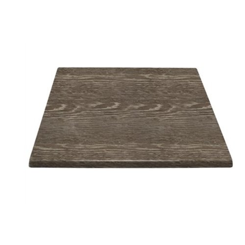  HorecaTraders Square Table Top | 60 cm | Wenge 