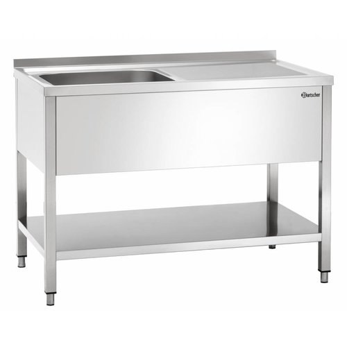  Bartscher Waschbecken | RSV| 1 Spülbecken | 120x70x85 cm 