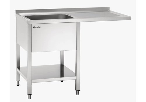  Bartscher Sink table | stainless steel | 1 sink | 120x70x85 cm 