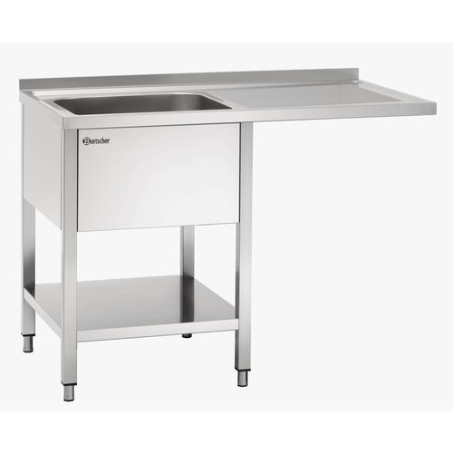  Bartscher Waschbecken | Edelstahl | 1 Spülbecken | 120x70x85 cm 