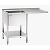 Bartscher Sink table | stainless steel | 1 sink | 120x70x85cm
