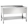 Bartscher Sink table | stainless steel | 1 sink | 140x70x85 cm