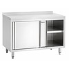 Bartscher Work cabinet with sliding door intermediate shelf | 100x70x(H)85cm