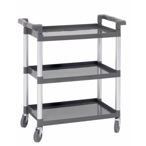  Bartscher Serving trolley / Transport trolley | 3 Blades | Stainless steel |94 X 83 x 41cm 