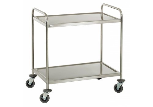  Bartscher Chariot de transport Bartscher avec 2 plateaux 94(h)x92x60cm 