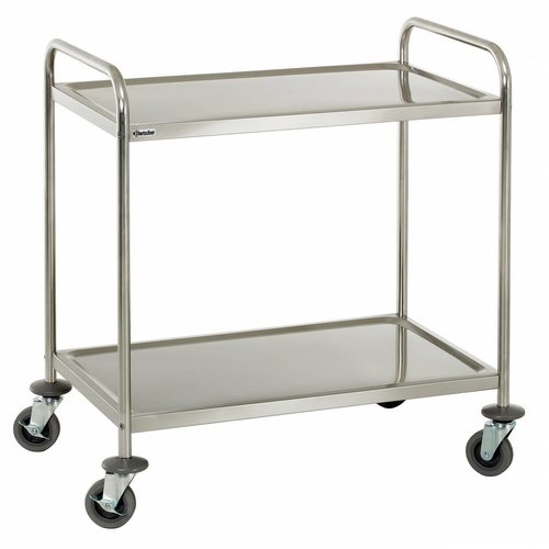  Bartscher Chariot de transport Bartscher avec 2 plateaux 94(h)x92x60cm 